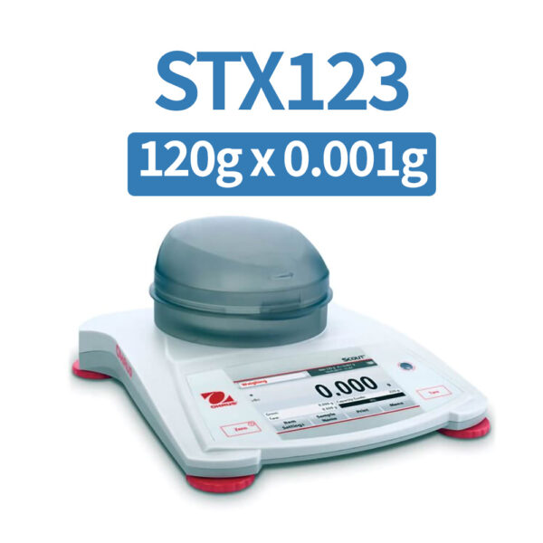OHAUS STX123 Portable Balance, 120 g x 0.001 g, Class II