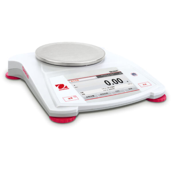 OHAUS STX222 Scout touchscreen precision balance 220g x 0.01g for laboratory use