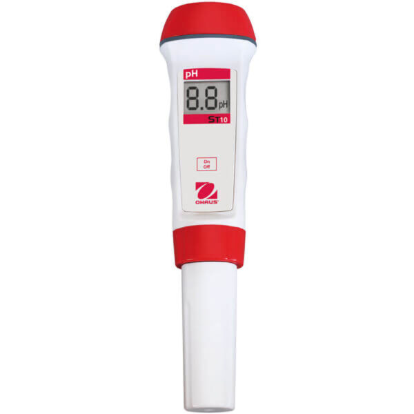 OHAUS ST10 pH Pen Meter IP67 Waterproof Portable Auto Calibration